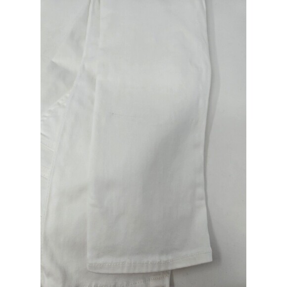 AG ADRIANO GOLDSCHMIED THE STEVIE ANKLE SLIM STRAIGHT LEG WHITE JEANS WOMEN 27 - Picture 11 of 12
